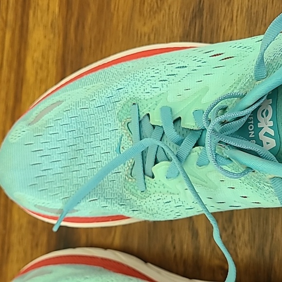 Hoka One One Clifton 8 Aquarelle Blue Athletic Running Shoes Women’s 11B - Picture 11 of 11